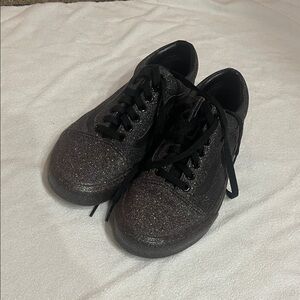 Vans Sparkly Black Shoes